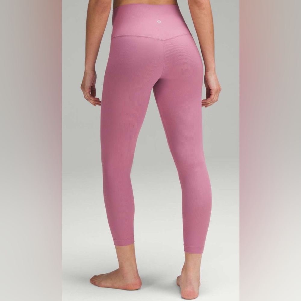 NWOT Lululemon Align Ribbed High-Rise Pant 25" Velvet Dust